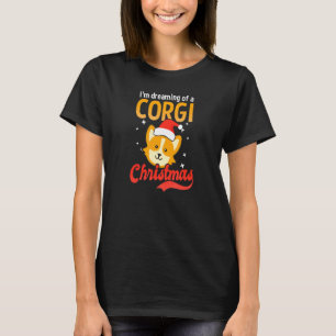 T-shirt Rêve de Noël Corgi Chien de Noël