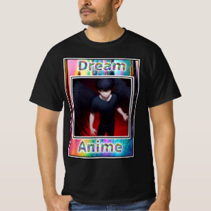 T-shirt Rêve de plume noire Anime
