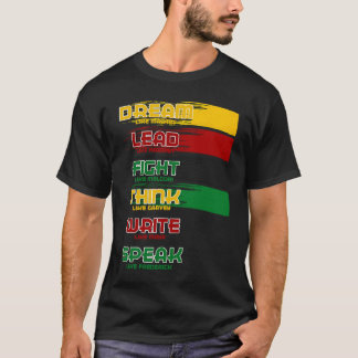 T-shirt Rêve Du Mois De L'Histoire Noire Comme Martin Diri