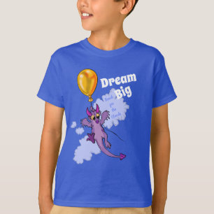 T-shirt Rêve parti de dragon de ballon de dérive grand