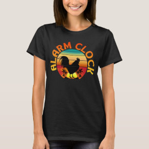 T-SHIRT RÉVEIL VINTAGE COQ DU MATIN POULE