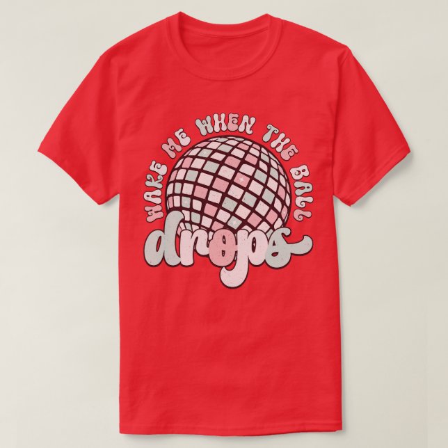 T-shirt Réveille-moi quand la balle tombe 9 (Design devant)