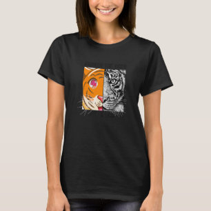 T-shirt Réveillez Le Tigre À L'Intérieur De Vous Chat Préd