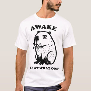 T-shirt Réveillez-Vous Mais À Quel Coût Fumer Capybara