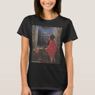 T-shirt Réveillon de Noël Vintage par Jessie Willcox Smith