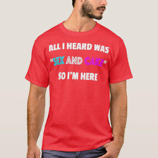 T-shirt Révélation de genre amusante fête de sexe