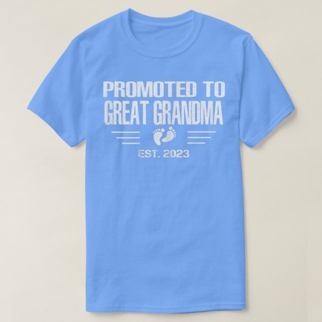 T-shirt Révélation de grossesse chez les femmes - Promu au (Design devant)