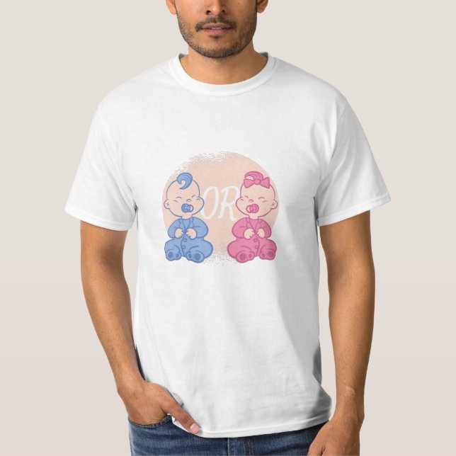 T-SHIRT RÉVÉLATION DES SEXES (Devant)