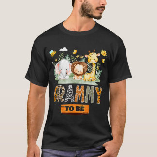 T-shirt Révélation du sexe de l'animal de la jungle Safari