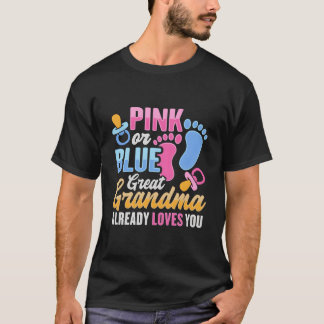 T-shirt Révélation du sexe pour l'arrière-grand-mère
