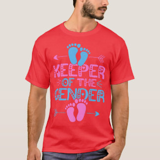 T-shirt Révéler Le Genre Drôle Design, Gardien Du Sexe b