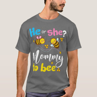 T-shirt Révéler le genre Lui ou Elle maman à être rose ou