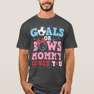 T-shirt Révéler Le Sexe Objectifs Ou Bows Maman Vous Aime 