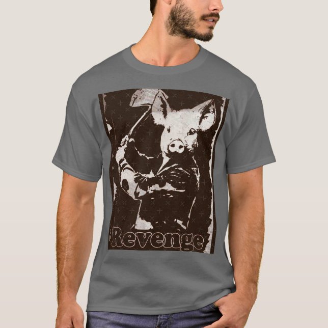 T-shirt Revenge vegetariancaesium family retro (Devant)