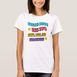 T-shirt Revenir à la les années 70