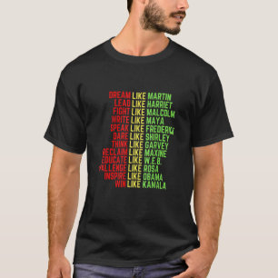 T-shirt Rêver Comme Martin Hommes Femmes Garçons Filles Hi