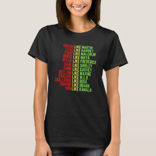 T-shirt Rêver Comme Martin Hommes Femmes Garçons Filles Hi
