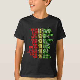 T-shirt Rêver Comme Martin Hommes Femmes Garçons Filles Hi