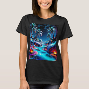 T-shirt Rêver d'une évasion tropicale