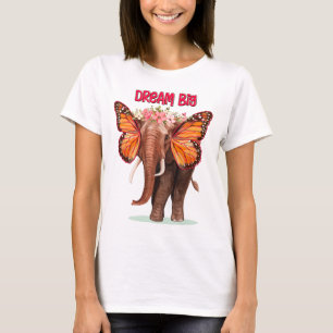 T-shirt Rêver Gros Comme Un Inspirationnel Éléphant