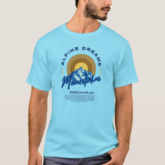 T-shirt Rêves alpins : Hakuba vous appelle