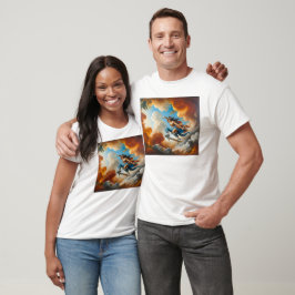 T-shirt Rêves baroques sur skateboard