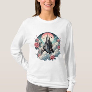 T-shirt "Rêves de Château aux teintes Roses"