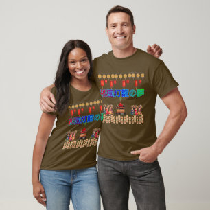 T-shirt Rêves de lanternes de Gion bruns