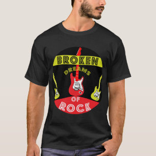 T-shirt Rêves de rock guitare électrique Rock Musique