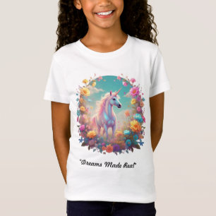 T-Shirt "Rêves floraux qui tremblent"