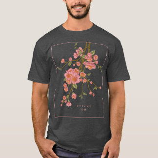 T-shirt Rêves Sakura Fleur Japonaise Fleur Cerise Blossom 