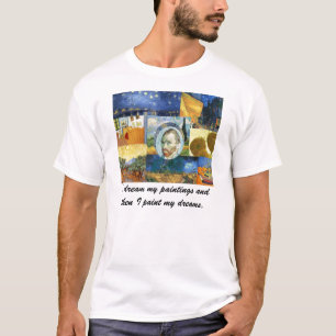 T-shirt rêveur de peintures de Van Gogh