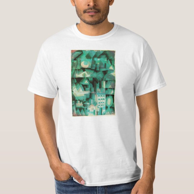 T-shirt rêveur de ville de Paul Klee (Devant)