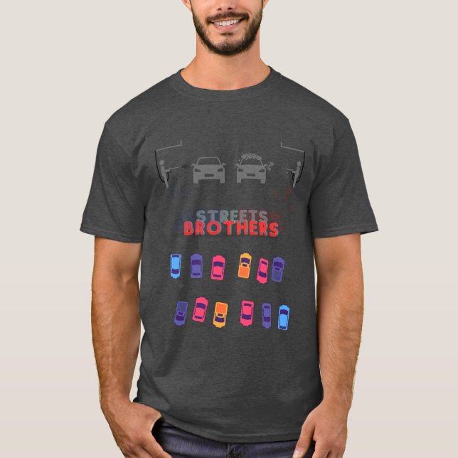 T-shirt Révisez votre style avec notre chemise de voiture  (Devant)