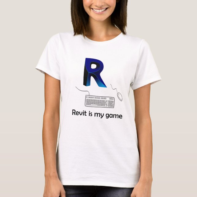T-shirt Revit est mon jeu (Devant)