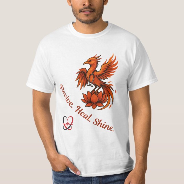 T-shirt Revive, guérit et éclat - Docteur Phoenix sur Lotu (Devant)