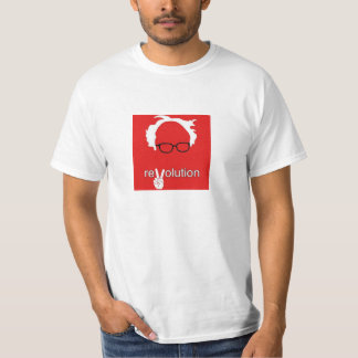 T-shirt Révolution 2016 de ponceuses de Bernie