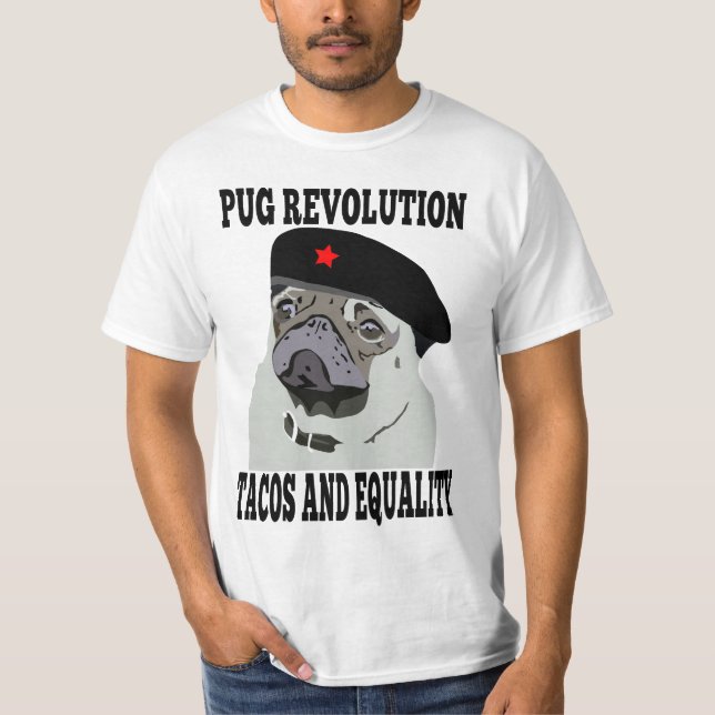 T-shirt Révolution de carlin (Devant)