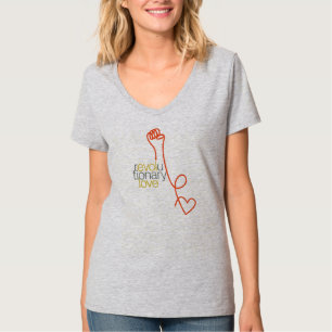 T-shirt révolutionnaire d'amour