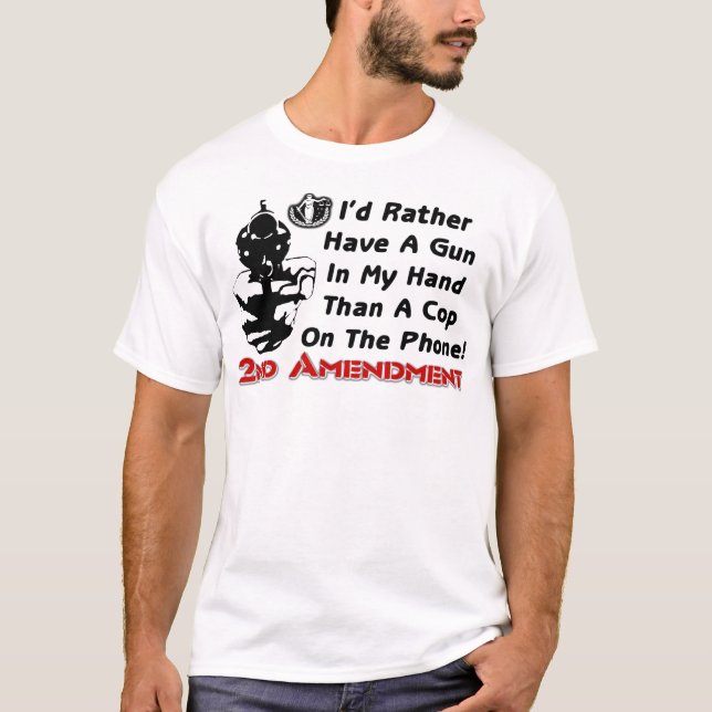 T-shirt Revolver en ma main ! (Devant)