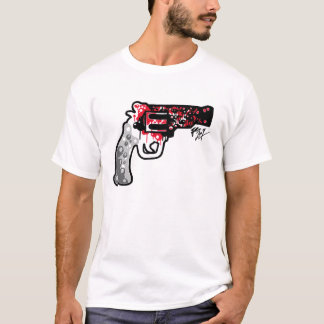 T-shirt Revolver sanglant