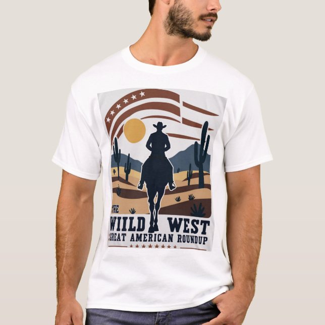 T-shirt Revue internationale de l'Ouest de la Grande-Améri (Devant)