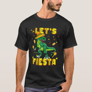 T-shirt Rex Dinosaur Cinco De Mayo Sombrero Tacosaurus Let