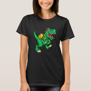T-shirt Rex Dinosaur Halloween Retour À L'École Teac