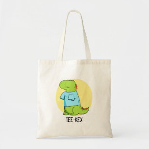 T-Shirt Rex Funny TShirt TRex Dinosaur Pun Tragetasche