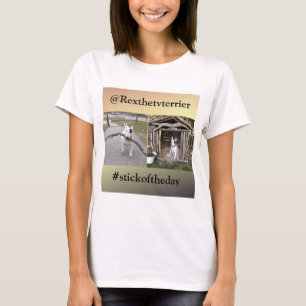 T-shirt Rex le bâton de TV Terrier de la pièce en t de Rex