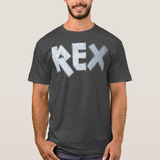 T-shirt Rex métallique lourd