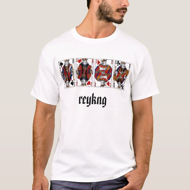 T-shirt reykng - cartes (Devant)