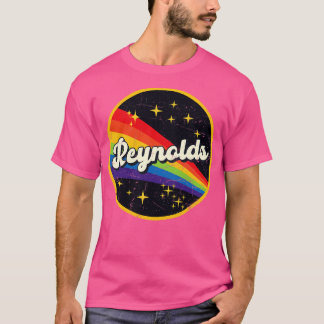 T-shirt Reynolds Arc-en-ciel dans l'espace GrungeStyle Vin