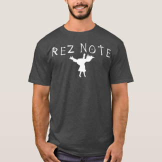 T-shirt Rez Note Powwow Native American Design